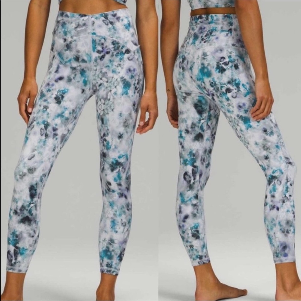 Lululemon Unlimit High Rise Tight 25” Kaleidofloral Size 8